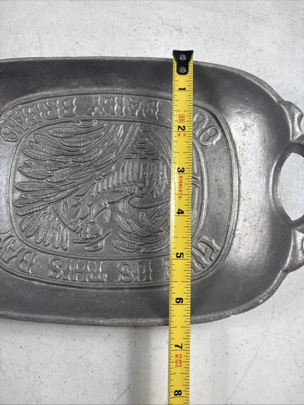 Vintage 1972 Sexton Pewter Metal 